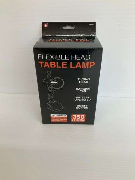 New Flexible Head Battery Operated LED Table Lamp image