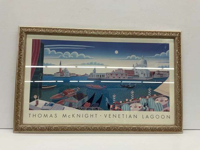 Venetian Lagoon Framed Print by Thomas McKnight image