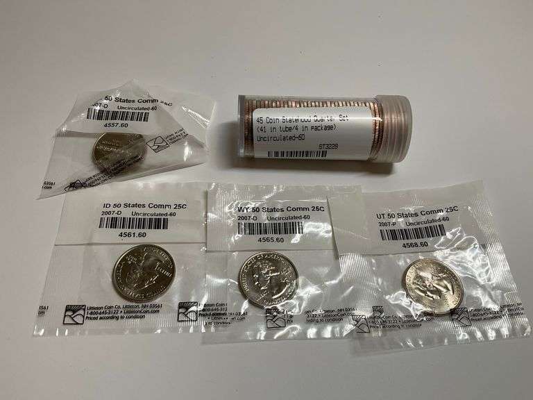 US Mint State Quarter Set - 45 Coin Set and Individual Quarters image