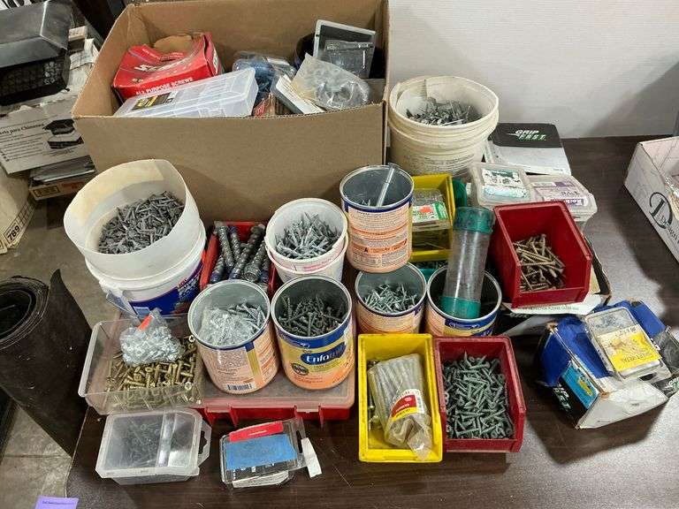 Mixed Lot of Nails and Screws image