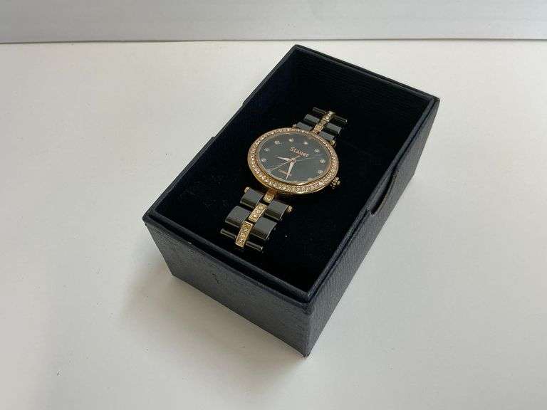Stauer Ladies Watch with Ceramic and Stainless Steel Band image