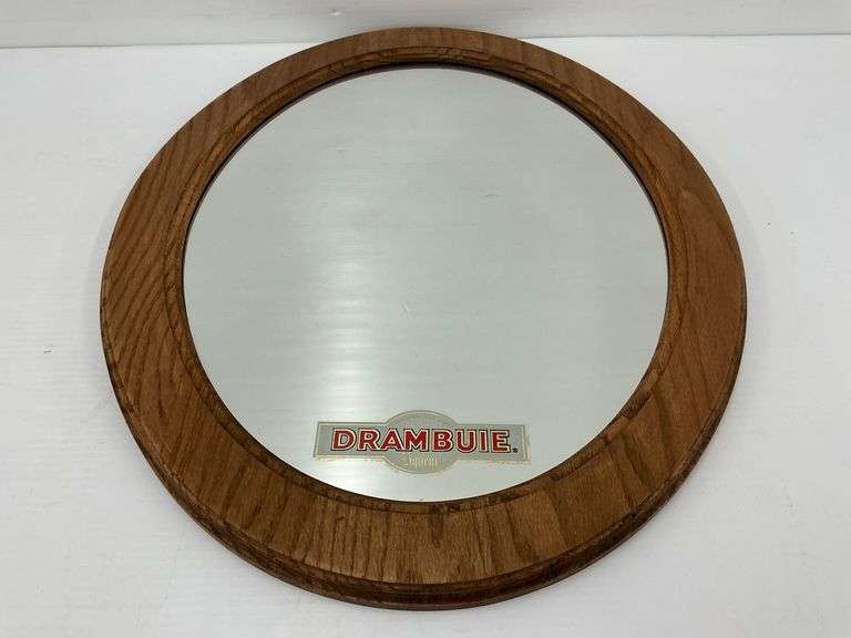 Drambuie Liqueur Mirror with Wood Frame image