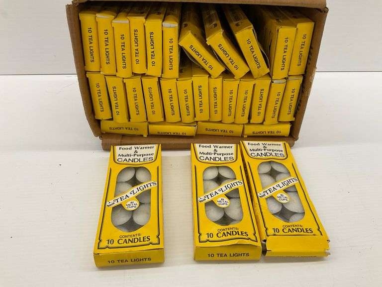 Bulk Lot of Tea Lights Food Warmer Multi-Purpose Candles - 310 image