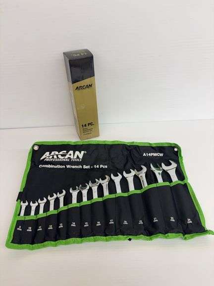 Arcan Professional Tools 14 Piece Combination Wrench Set image