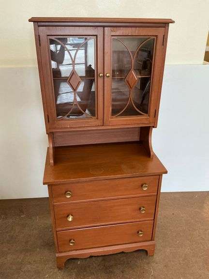 Wooden Hutch Cabinet with Drawers image