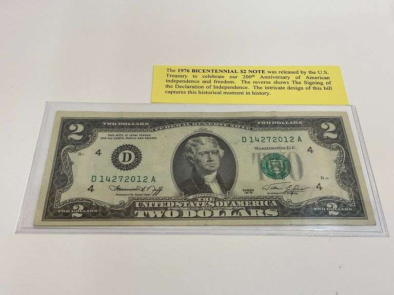 1976 Bicentennial $2 Note - Series 1976 image