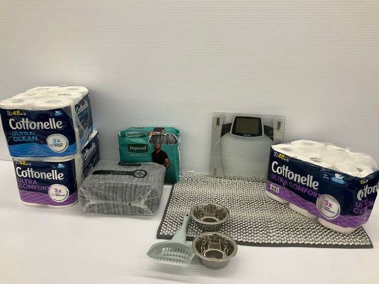 Household Cleaning and Sanitary Bundle with Scale and Pet Accessories image