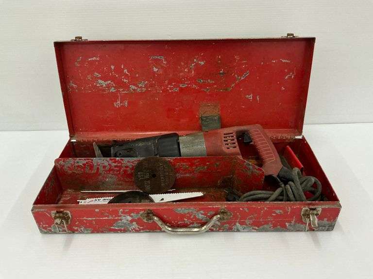 Milwaukee Sawzall Reciprocating Saw with Case and Accessories image