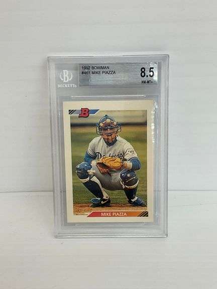 Mike Piazza 1992 Bowman Rookie Card Baseball Card image