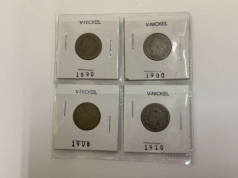 Liberty Head V Nickel Collection - 4 Coins image