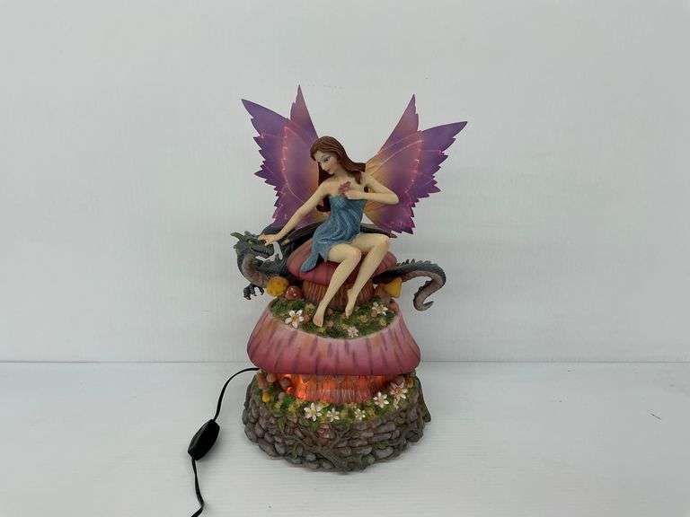 Fairy and Dragon Figurine Motion Lamp image