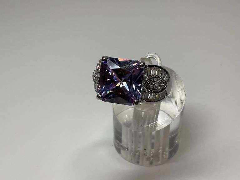 Nolan Miller Sterling Silver Tone Ring, Size 8.25 image