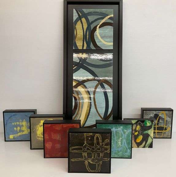 Framed Abstract Art Group image