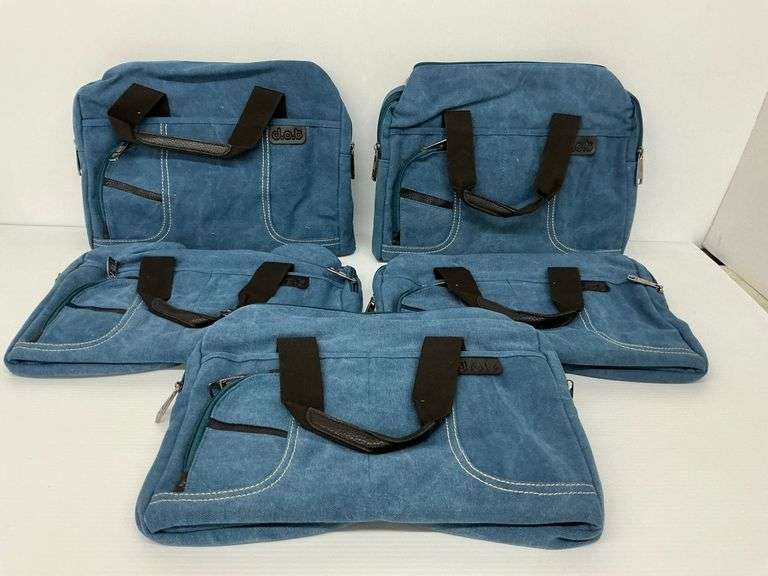 Five d.o.t Blue Canvas Travel Bags image