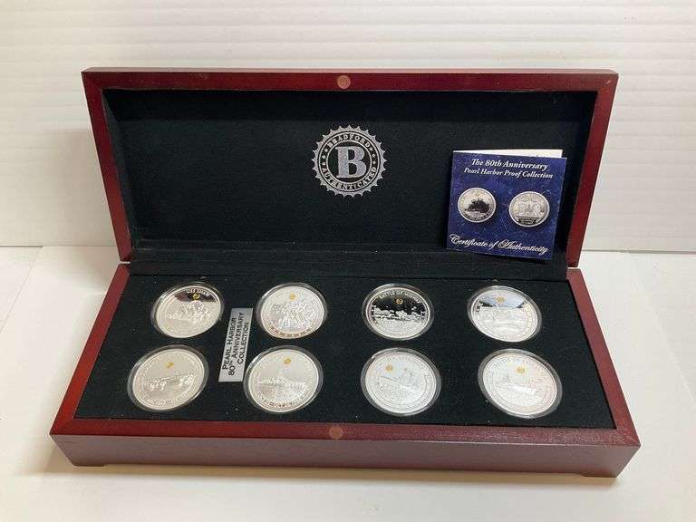 Bradford Exchange Pearl Harbor 80th Anniversary Coin Collection image