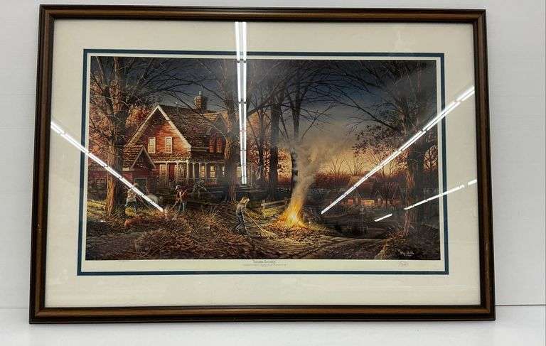 Terry Redlin "Autumn Evening" Limited Edition Framed Print image