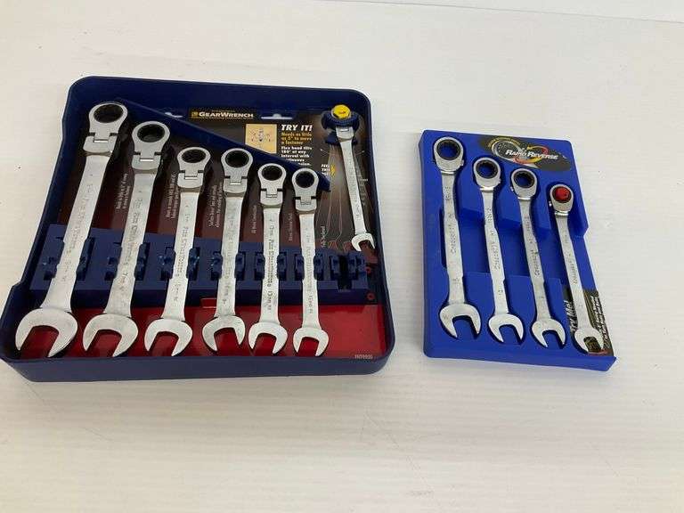 Gearwrench & Crescent Flex Head Ratcheting Wrench Sets image