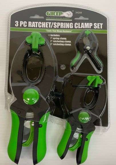 Grip 3-Piece Ratchet and Spring Clamp Set - New image