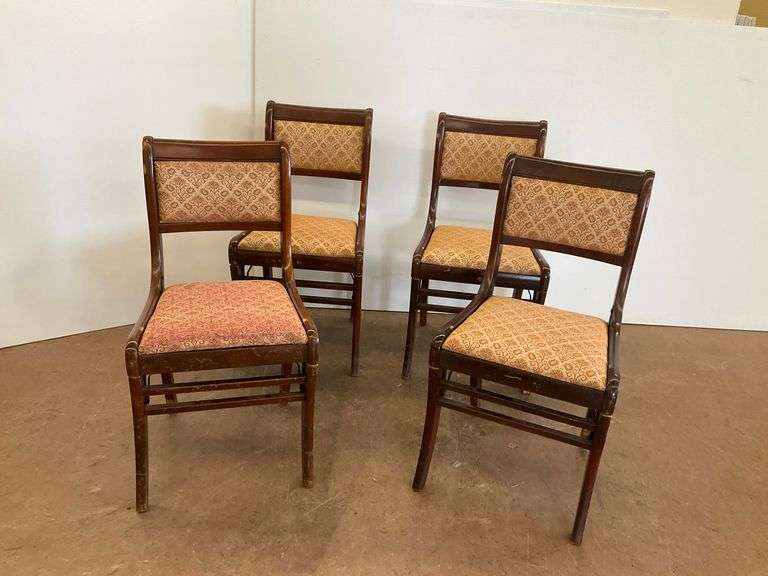Set of Four Tell City Folding Chairs image