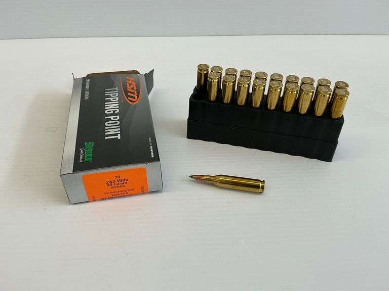 New HSM Sierra GameChanger Tipping Point 243 WIN - One 20 Round Box image