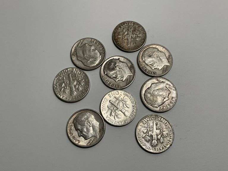 U.S. Silver Roosevelt Dimes Group image