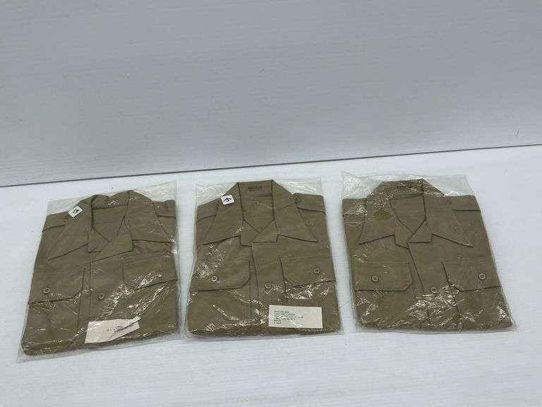 Three US Military Shirts Size Medium image