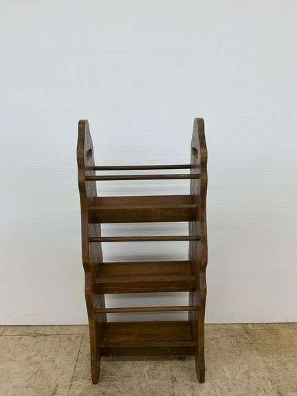 Wooden Magazine or Book Rack image