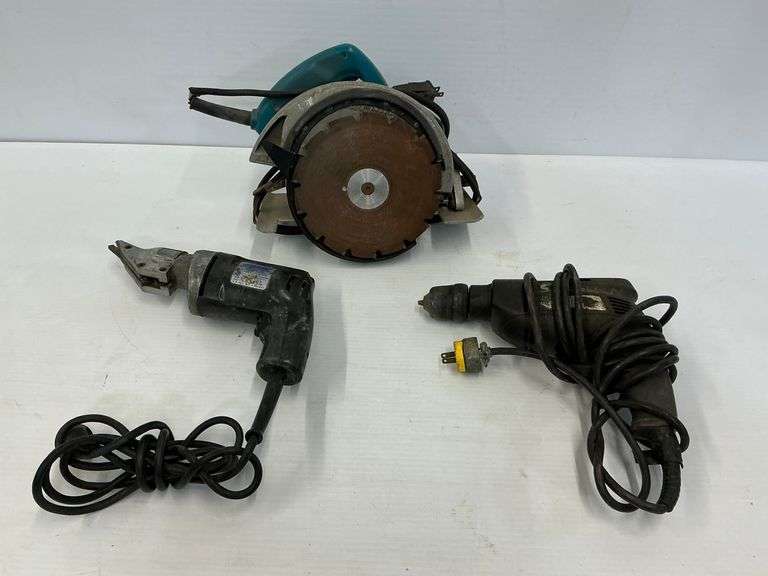 Makita Circular Saw 5007NB, Drill and Kett Power Shear...all work image