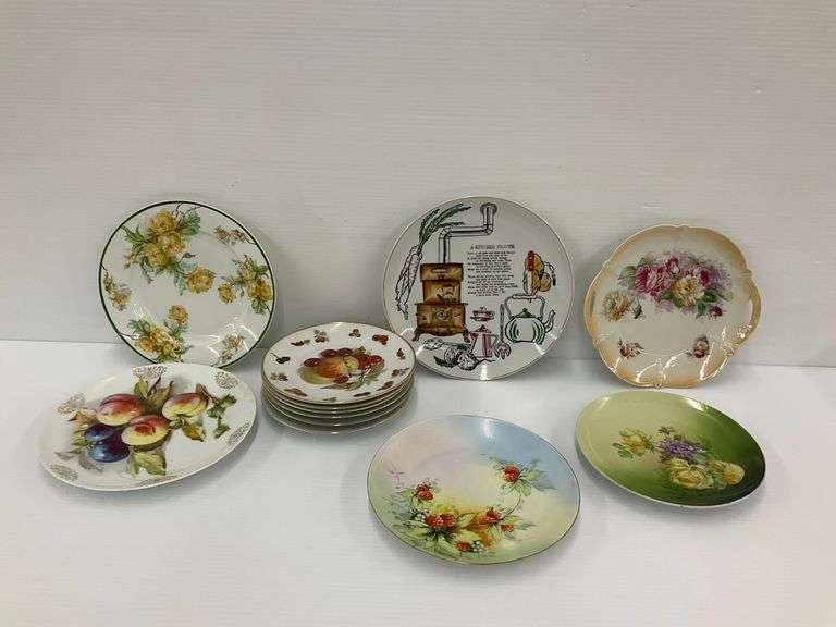 Decorative Plates - Fruit, Floral, and Kitchen Themes image