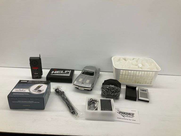 Electronics, Diecast Car, and Other Items image