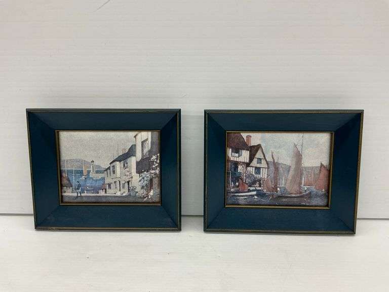 Pair of Framed Maritime Prints image
