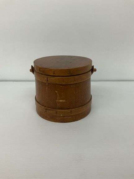 Handmade Wooden Firkin Bucket image