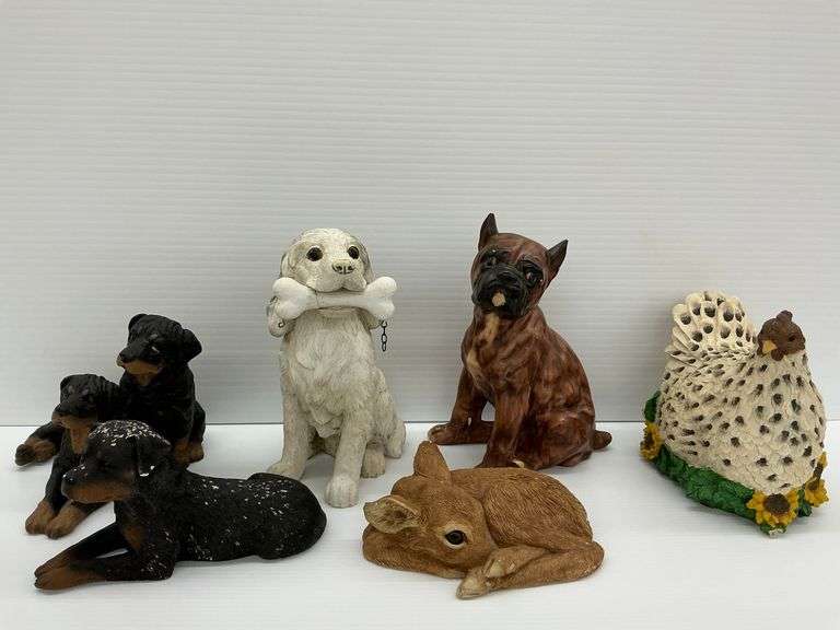 Sandicast & Other Animal Statues - Dogs, Deer and Chicken image