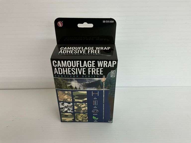 New Survivor Series Camouflage Wrap, Adhesive-Free 6-Piece Set image