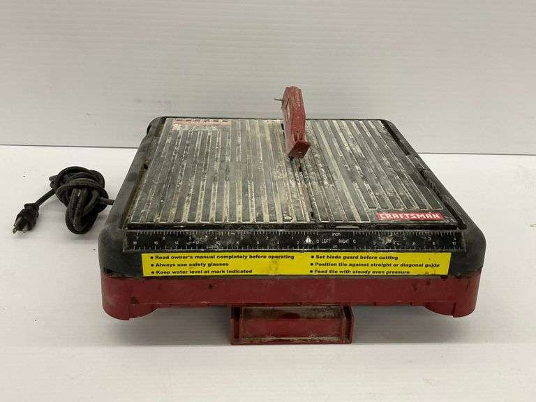 Craftsman Wet Tile Saw image