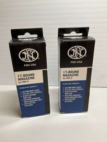 Two FNH USA FNS-9 17-Round Magazines image