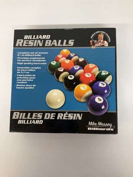 Billiard Resin Ball Set of 16 image
