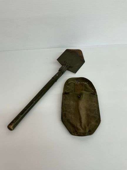 Military Folding Shovel and Carrying Case image