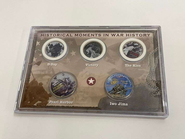 Historical Moments in War History Coin Collection image