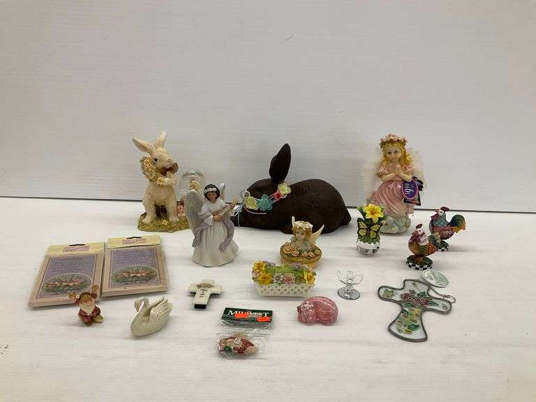 Figurines and Collectibles - Rabbits, Angels, Crosses, and Other Decor image