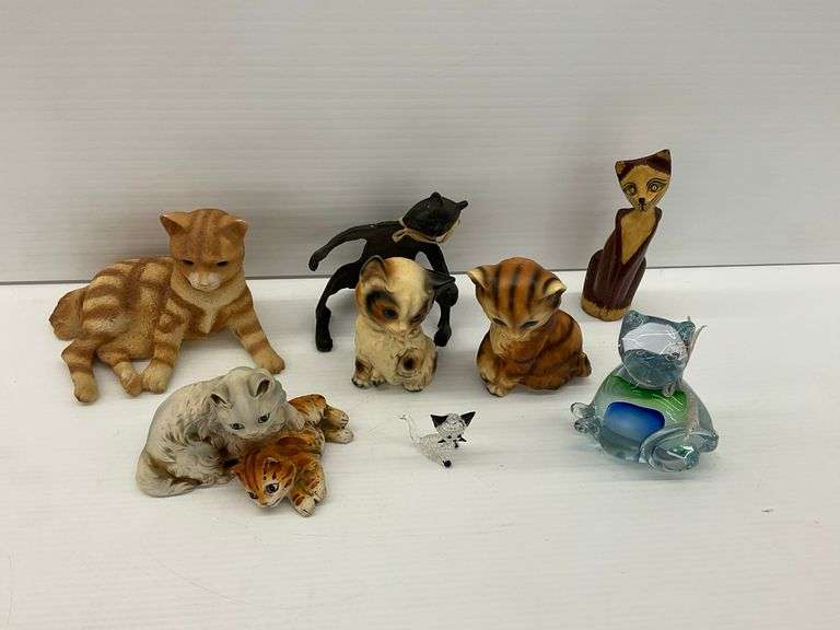 Various Cat Figurines image