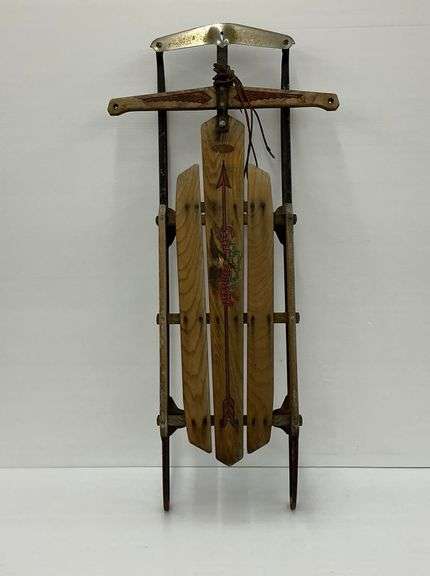 Vintage S.L. Allen & Co. Flexible Flyer Sled Airline Patrol No. 44H image