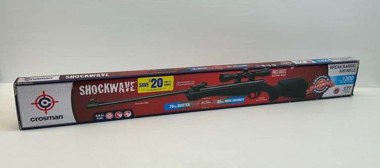 Crosman Shockwave .177 Caliber Break Barrel Air Rifle with Scope image