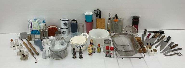 Kitchenware - Knives, Utensils, Containers, Vintage Salt & Pepper Shakers and More image