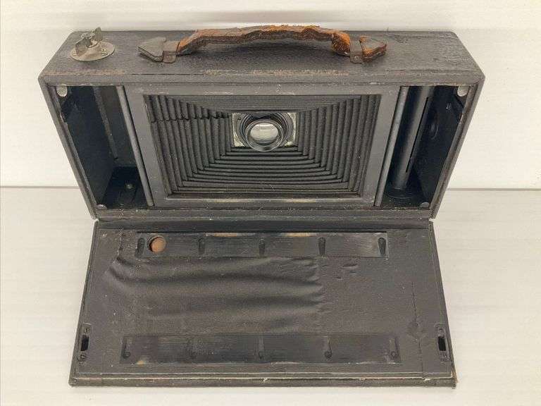 Antique Folding Bellows Camera image