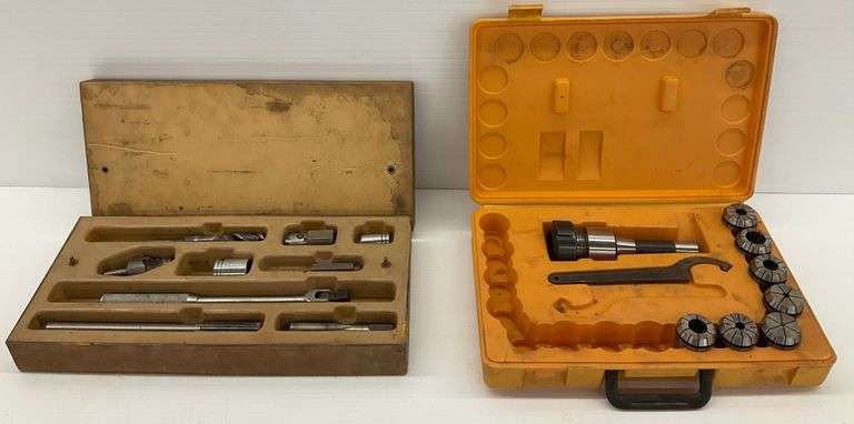 Freeman Mfg Co. Collet Chuck Set & Assorted Tooling image