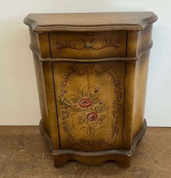 Accent Cabinet with Floral Design...see description and photos image