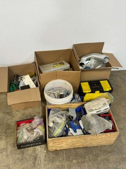 Large Lot of Mixed Tools, Hardware, and Supplies image