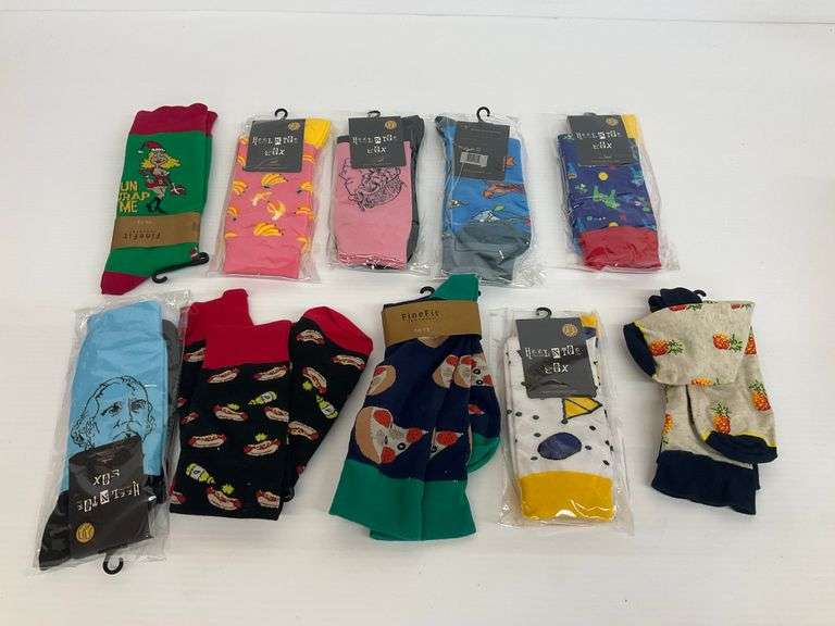 Collection of New Novelty Socks, Assorted Brands image