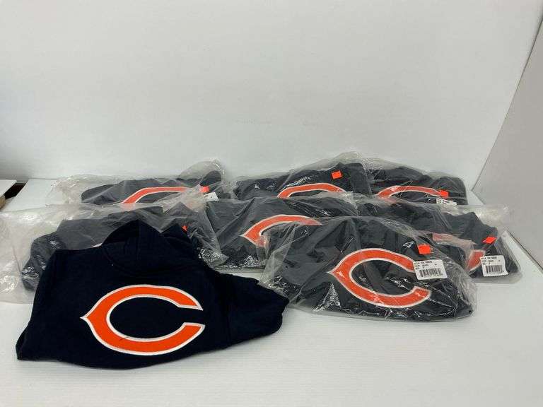 Eight New Chicago Bears Team Apparel Kids Hoodies Size Small image